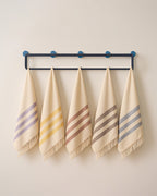 KITRINO | YELLOW COTTON TOWEL | STRIPES | TOWEL