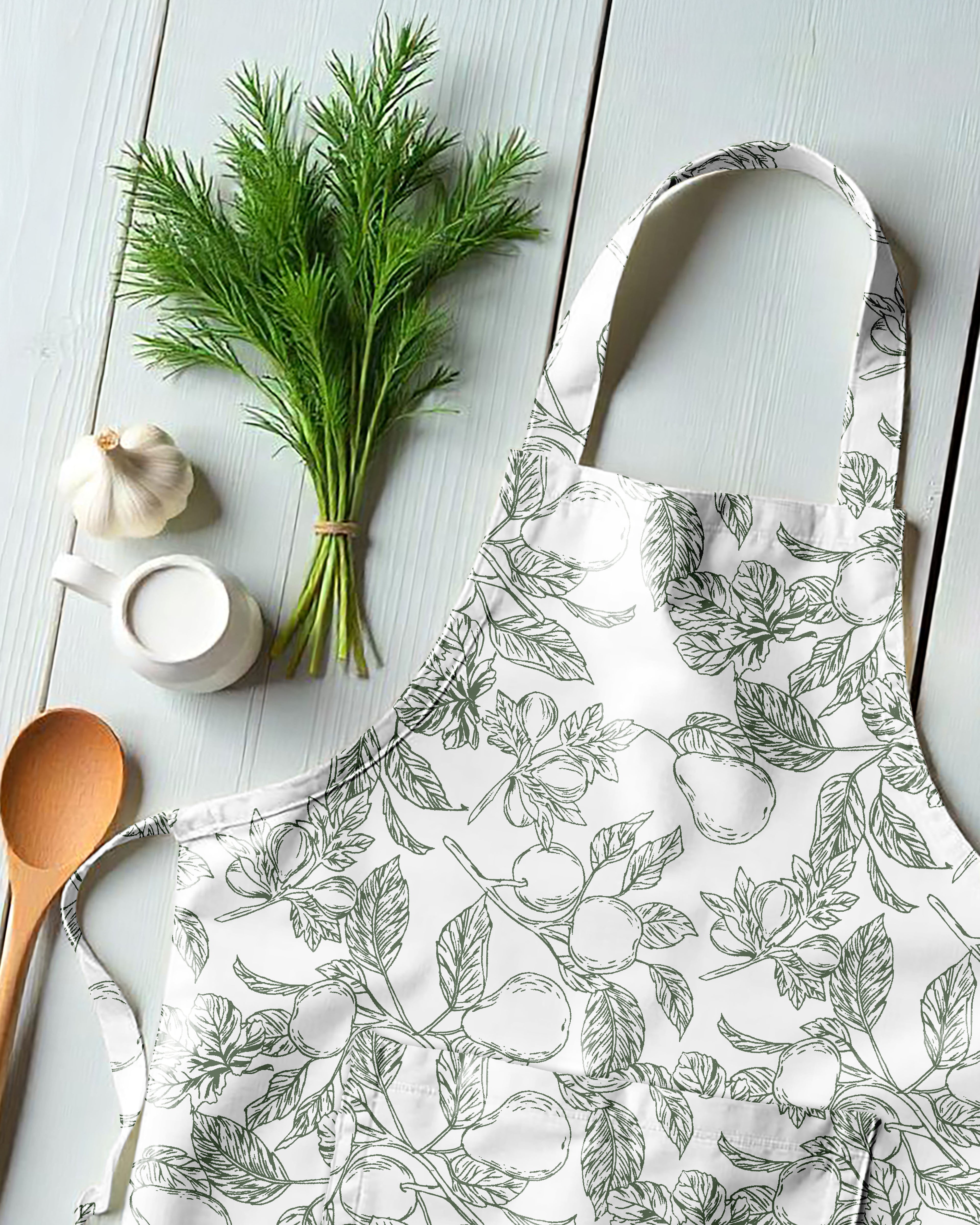 ÀVRA | LEAF | APRON | PRINTED DESIGN