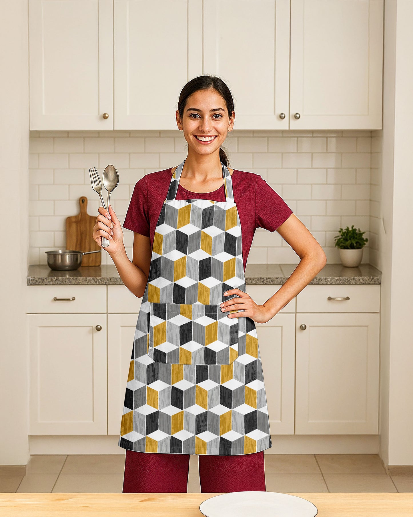 CUBIC | APRON | PRINTED DESIGN