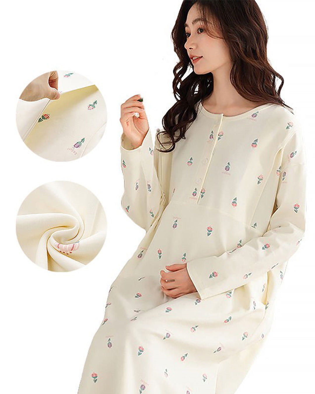 LADÎ | MATERNITY DRESS | MOM'S CARE | COTTON | SOFT
