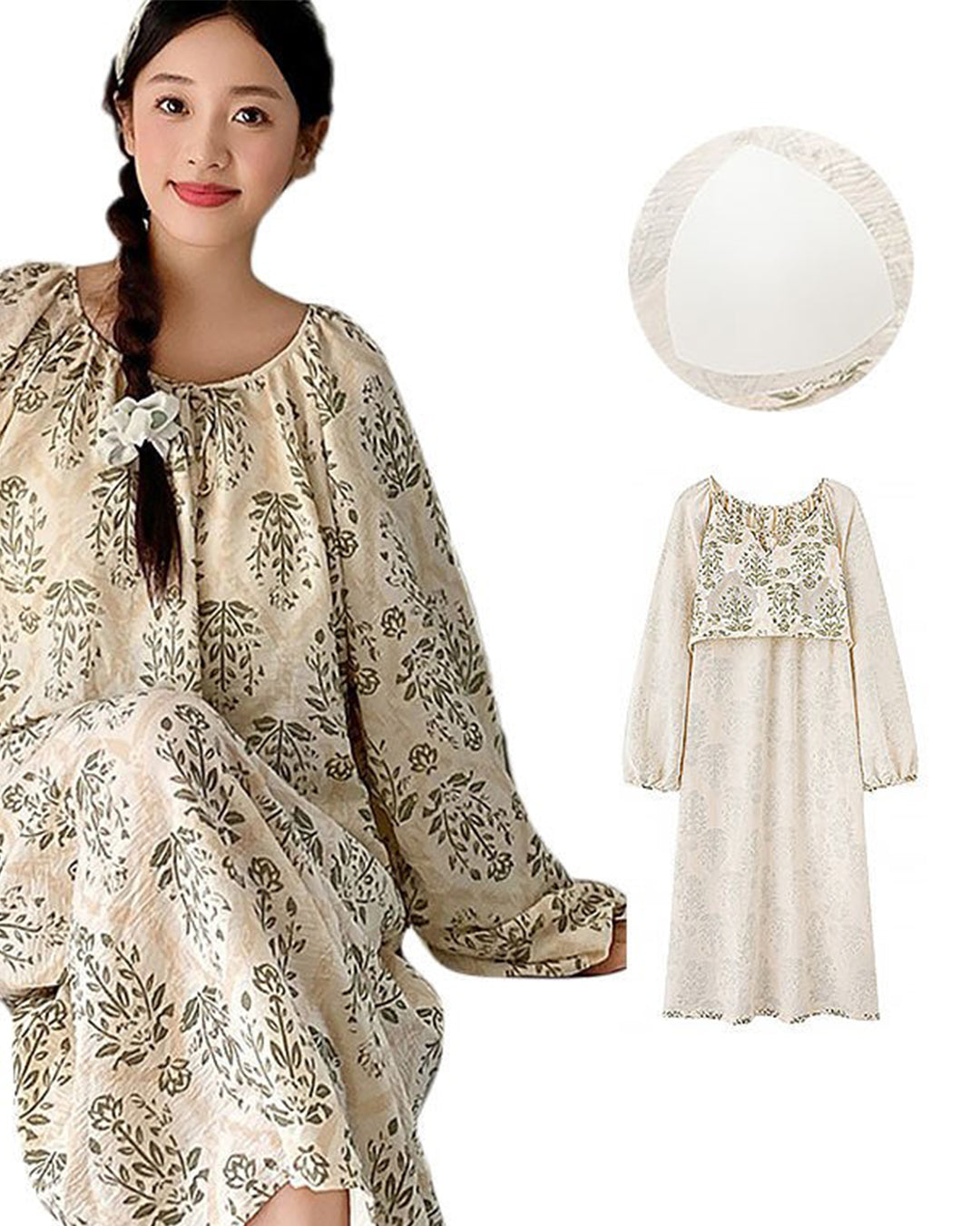 GALINÌ | MATERNITY DRESS | MOM'S CARE | COTTON | SOFT