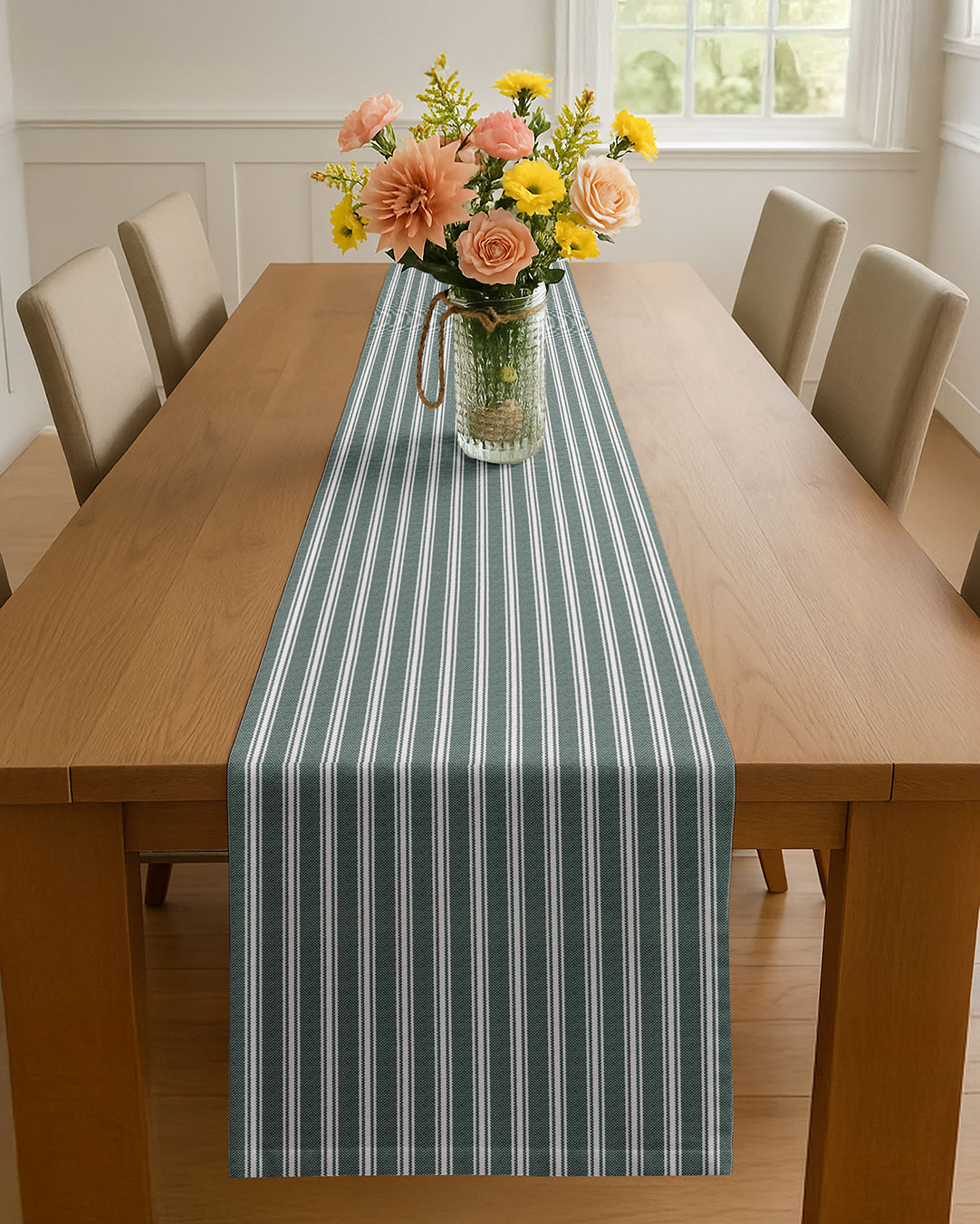 DÀFNI | STRIPE | TABLE RUNNER | YARN DYED DESIGN