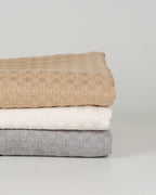 CHALKI | BROWN COTTON TOWEL | HONEYCOMB | TOWEL