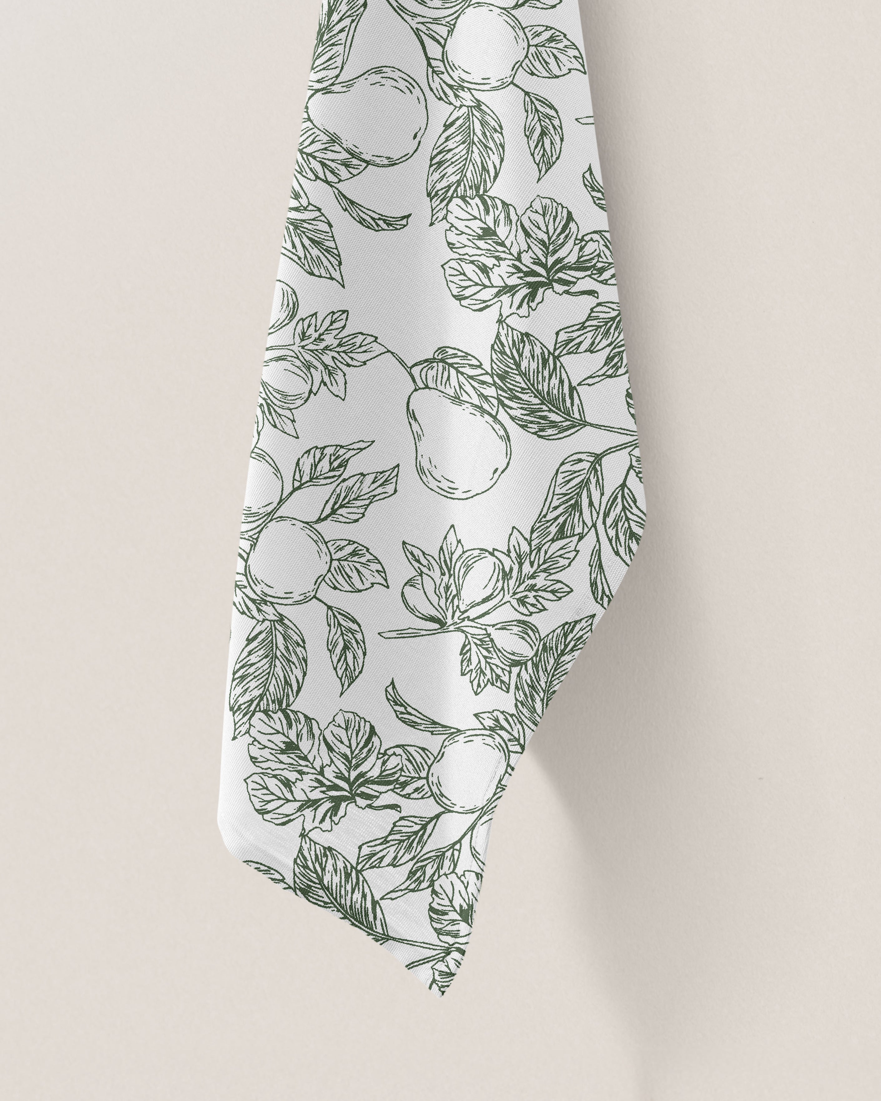 DÂFNI | LEAF KITCHEN TOWEL | PRINTED DESIGN