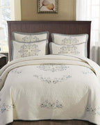NÌMA | BEDSPREAD | ROYAL WHITE | PRINTED DESIGN