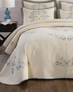 NÌMA | BEDSPREAD | ROYAL WHITE | PRINTED DESIGN
