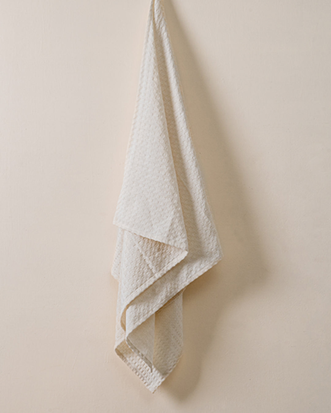 AMMOS | BEIGE COTTON TOWEL | HONEYCOMB | TOWEL