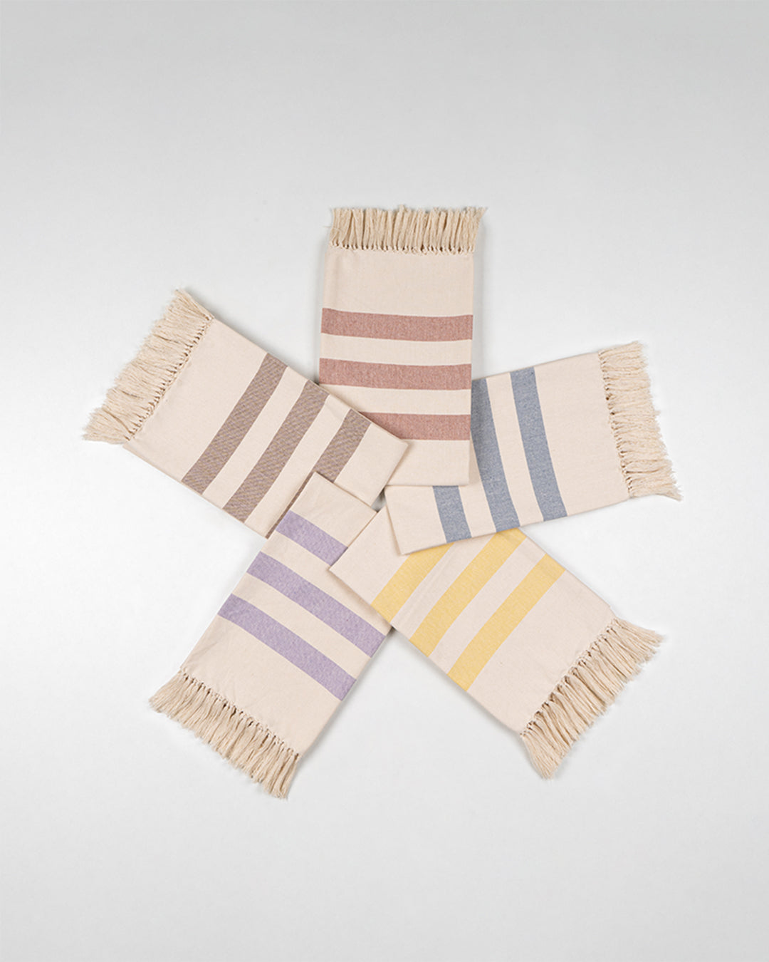 KITRINO | YELLOW COTTON TOWEL | STRIPES | TOWEL