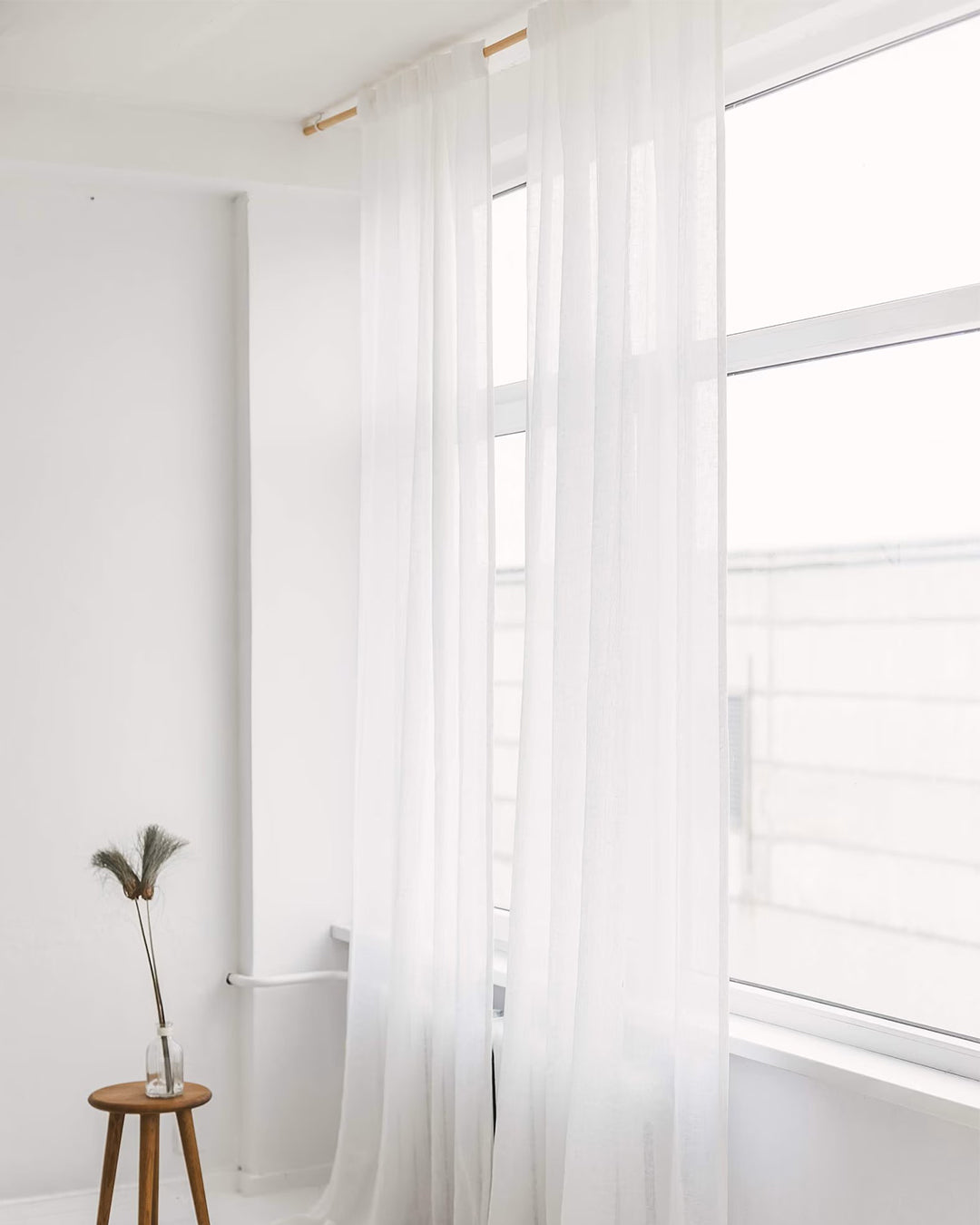 LÙX | CURTAINS | LINEN WHITE | ELEGANCE