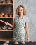 ÀVRA | LEAF | APRON | PRINTED DESIGN
