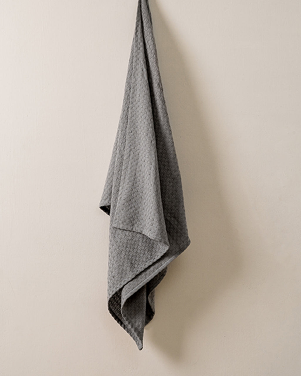 STAKTI | GREY COTTON TOWEL | HONEYCOMB | TOWEL
