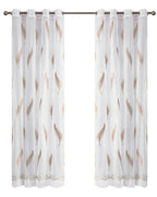 ZEÑ | CURTAINS | WHITE PRINTED | ELEGANCE