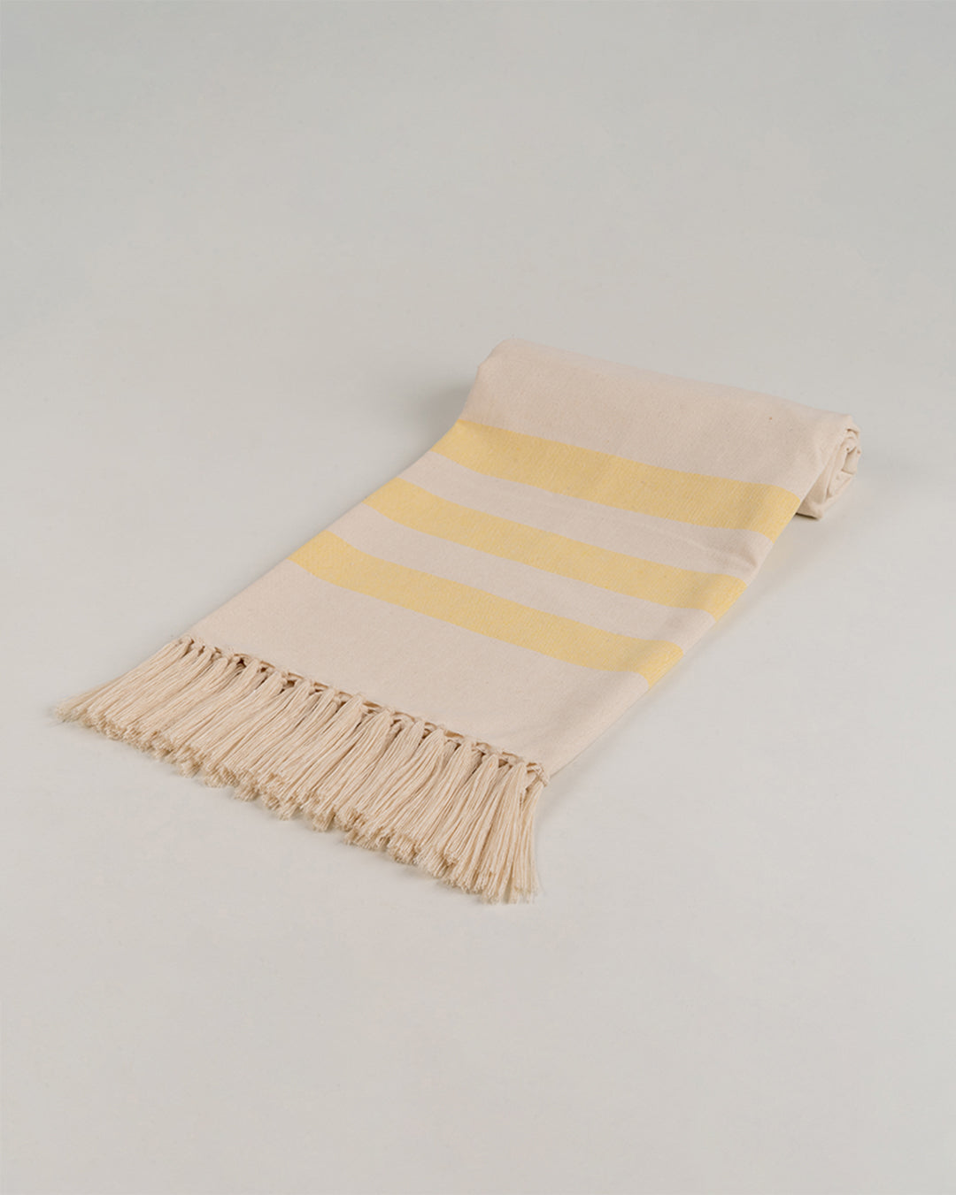 KITRINO | YELLOW COTTON TOWEL | STRIPES | TOWEL